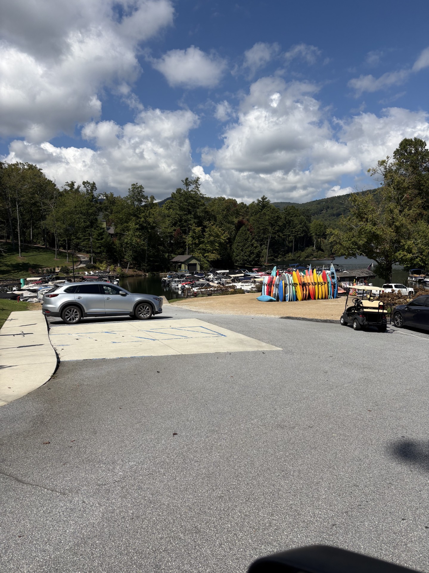 Marina and boat ramp